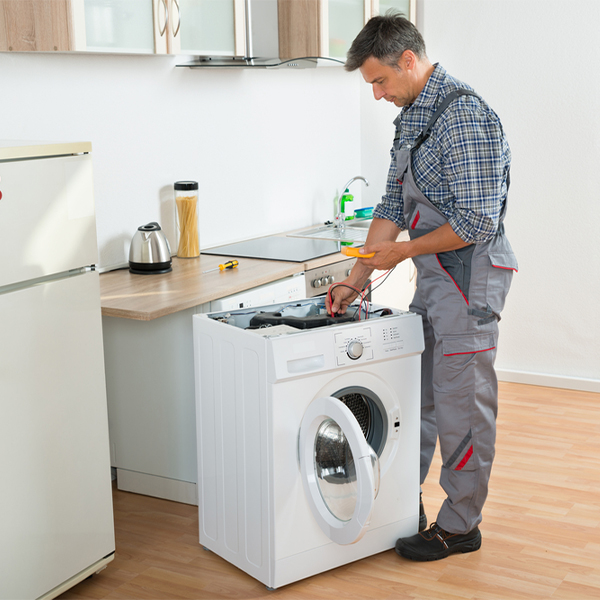 can you walk me through the steps of troubleshooting my washer issue in Blair